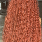 Ready to Ship: 24-Inch Ginger Boho Closure Wig