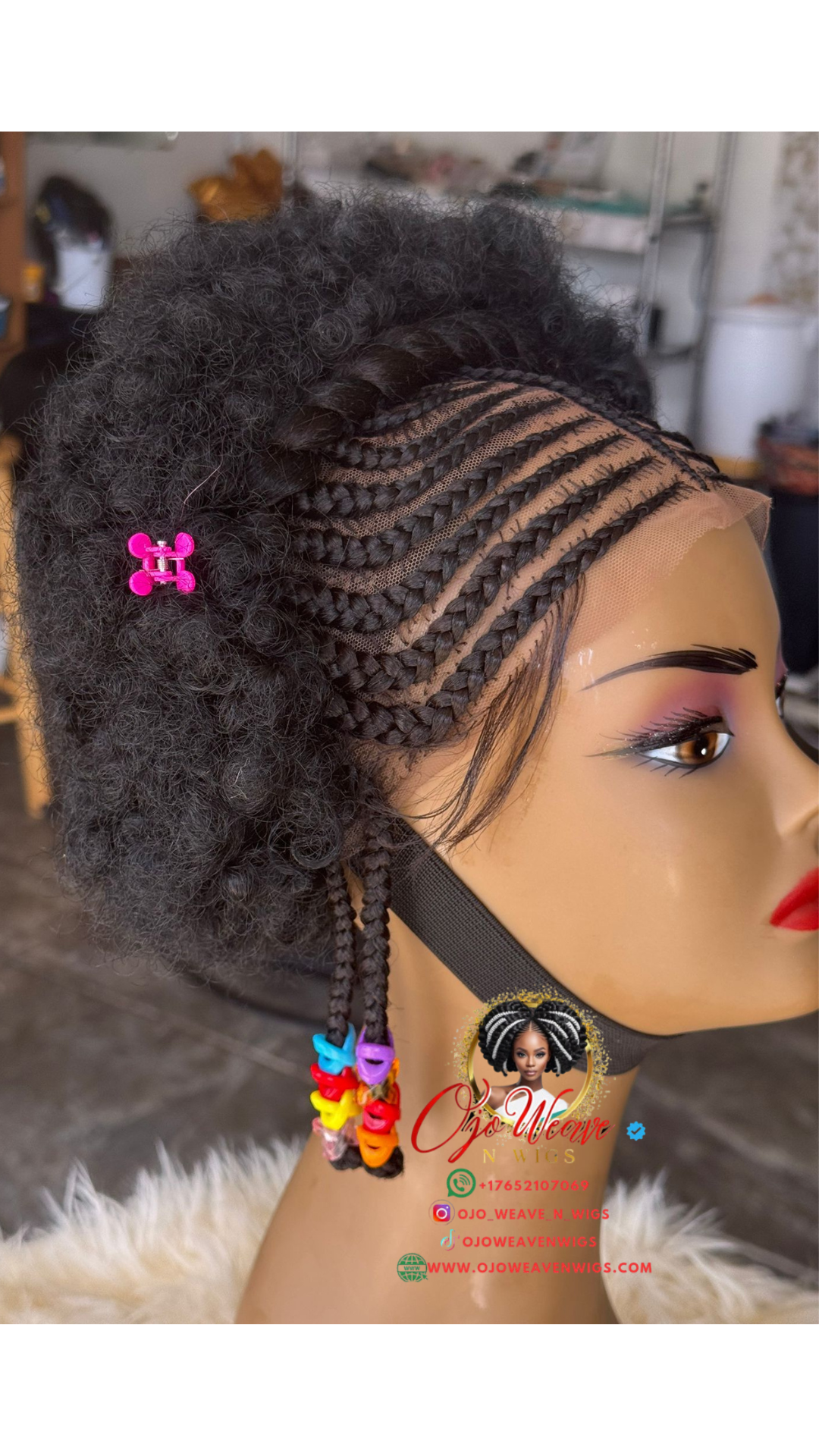 Glueless Kids Afro Wig: Cute, Easy & Protective