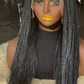 Esther Frontal Micro Salt and Pepper Wig - Ready to Ship 18/20 Inch