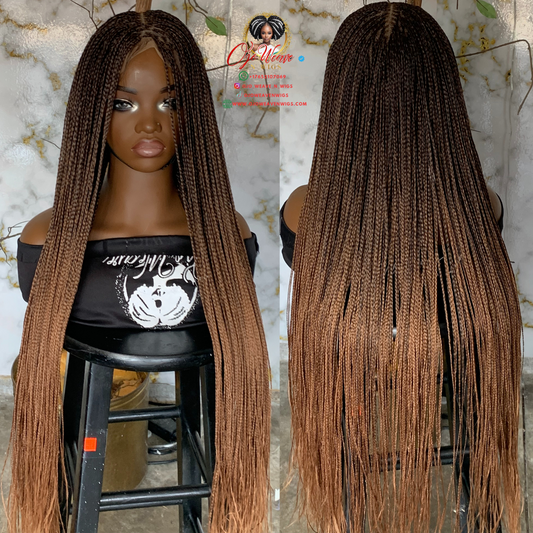 The Sisi Wig: 30-Inch 100% Human Hair Lace Bone Straight 8x8 Closure | Ready to Ship