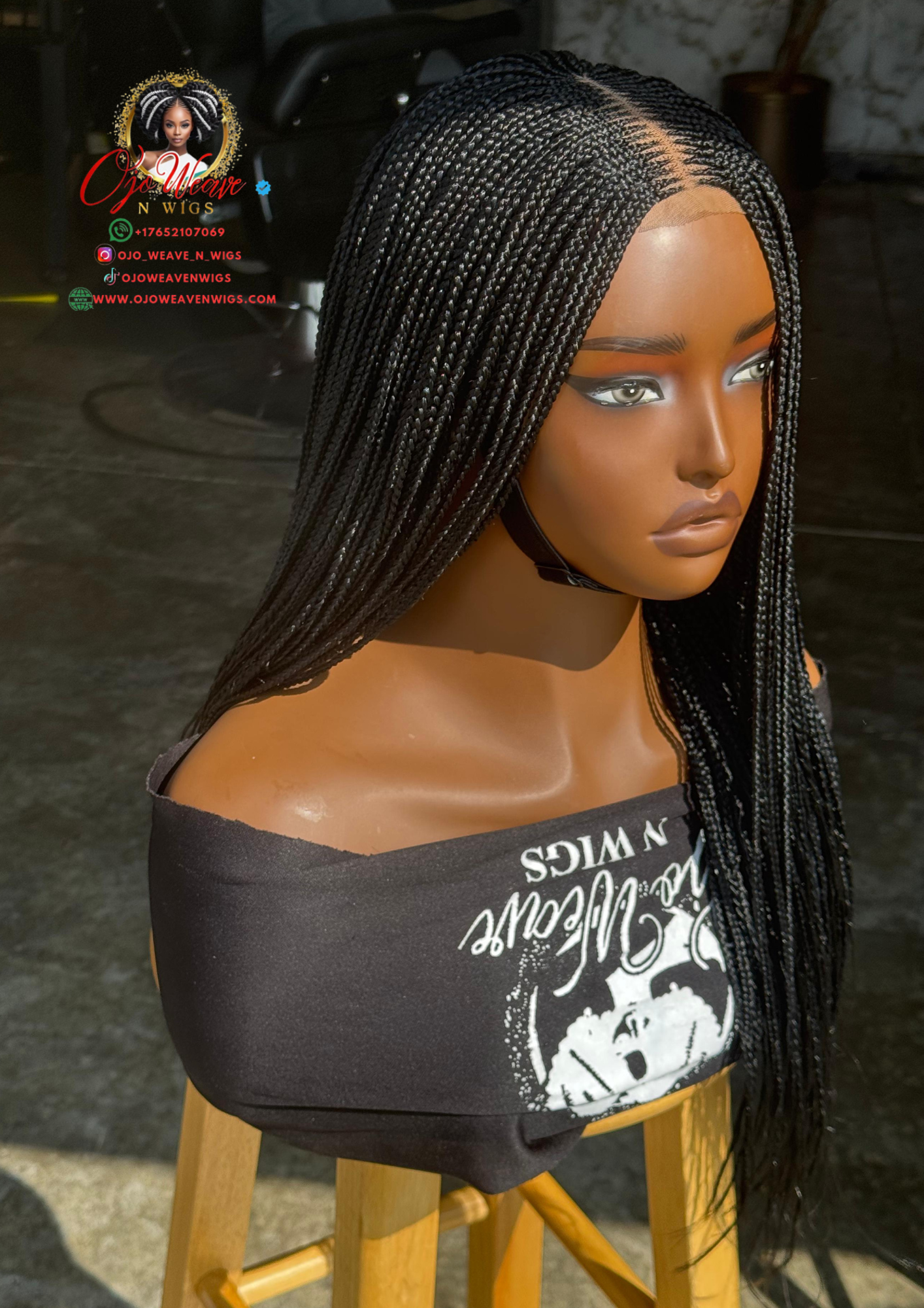 Bianca Glueless Closure Color 1B Ready to Ship 16/18 Inch