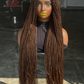 Senegalese Twist Closure Wig Ready to Ship 26/28 Inch Color 30/33 Mix