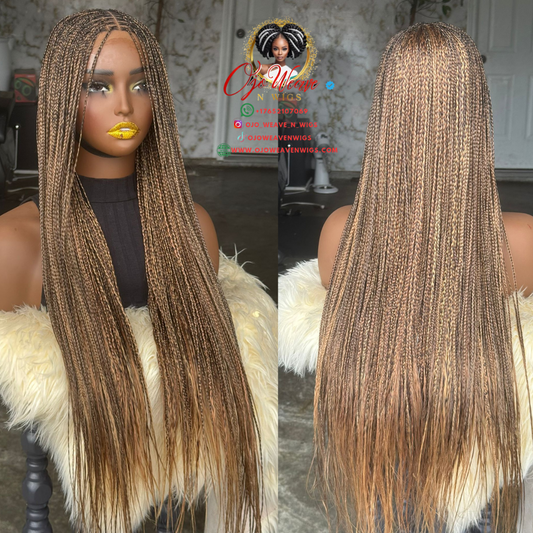 Sisi Glueless Closure Bone Straight Wig - 24/26 Inch Ready to Ship