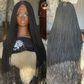Full Lace Glueless Braided Wig | 28-30" Knotless Braids | Ready to Ship