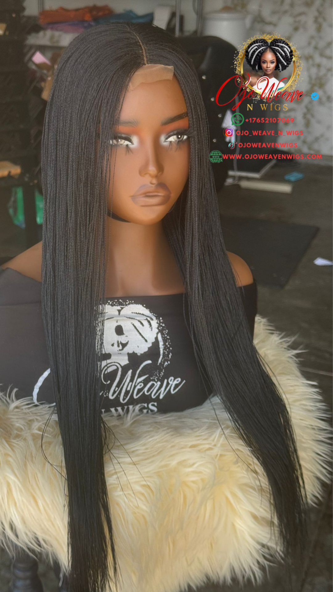 Nino Glueless Closure Wig - Super Tiny & Lightweight: Color 1B