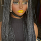 Esther Frontal Micro Salt and Pepper Wig - Ready to Ship 18/20 Inch