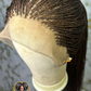 18-20 Inch Full Lace Micro Braid Wig - Color 30/33 Mix