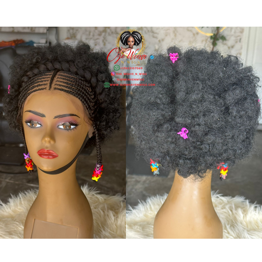 Glueless Kids Afro Wig: Cute, Easy & Protective