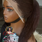 18/20" Color 33 Brown Micro Frontal Wig - 13x6 Ready to Ship