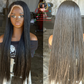 Micro Braids Wig | Ready-to-Ship 28-Inch Human Hair Frontal Wig