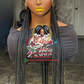 Kenny Unit Black Full Lace Cornrow Ready to Ship