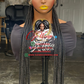 Kenny Unit Black Full Lace Cornrow Ready to Ship