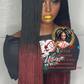 Esther Micro Twist Unit: Ombre Burgundy - Ready to Ship