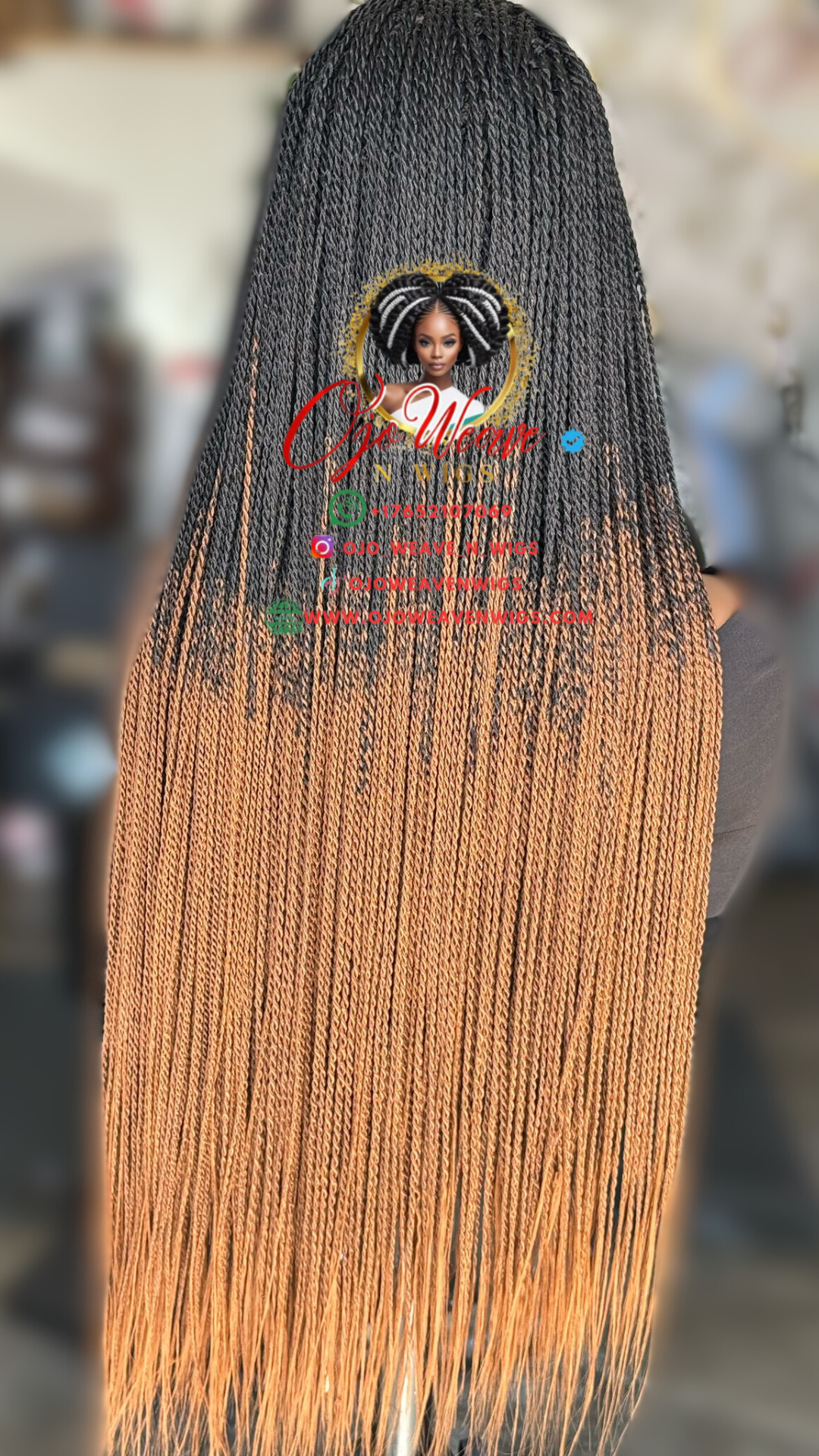 1/30 Twist Wig: 28/30 Inch Made to Order