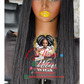 Esther black 24/26 inch Tiny Micro Wig