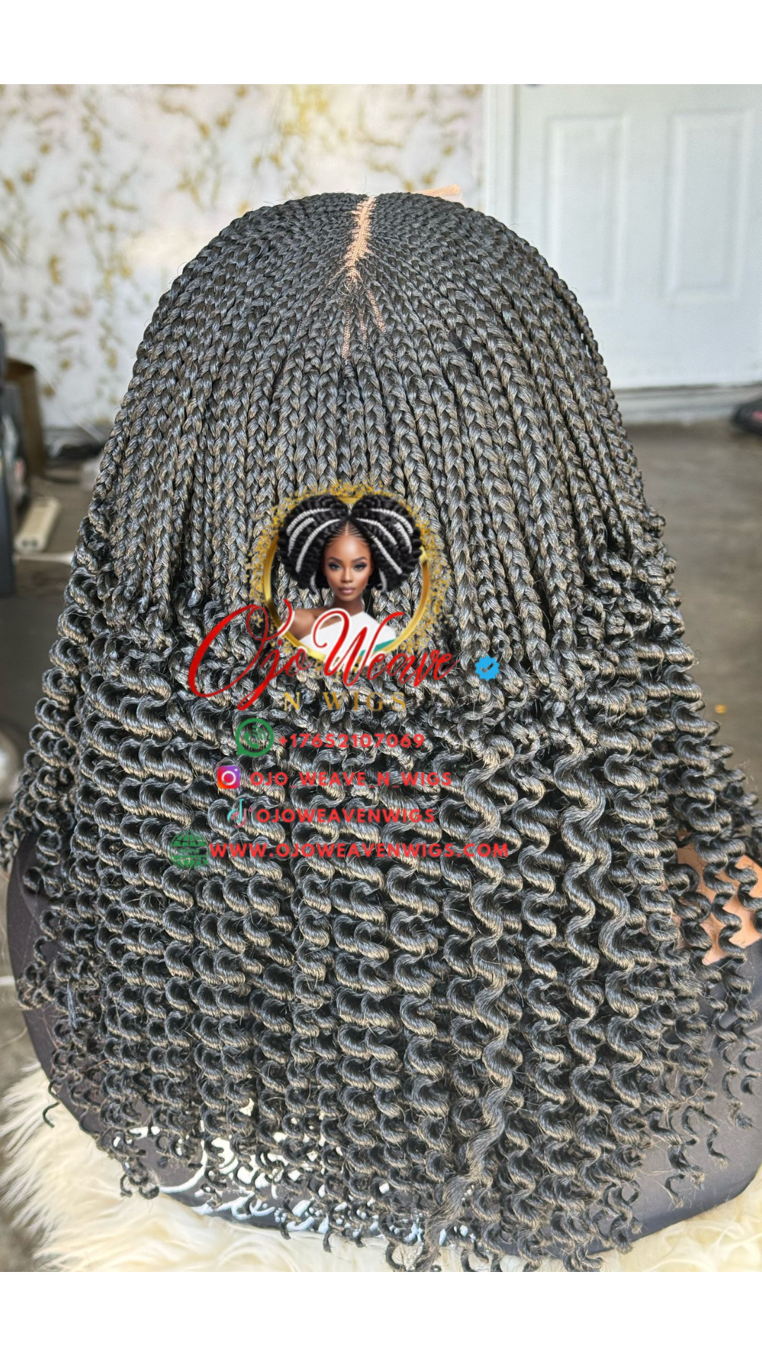 Ana Unit Wig with The Color Black Ready to Ship