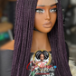 18" Bianca Purple Lace Wig: Made to Order