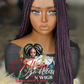 18" Bianca Purple Lace Wig: Made to Order