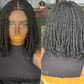 Kinky Twist Wig | 10-Inch Ready to Ship Glueless Closure Wig