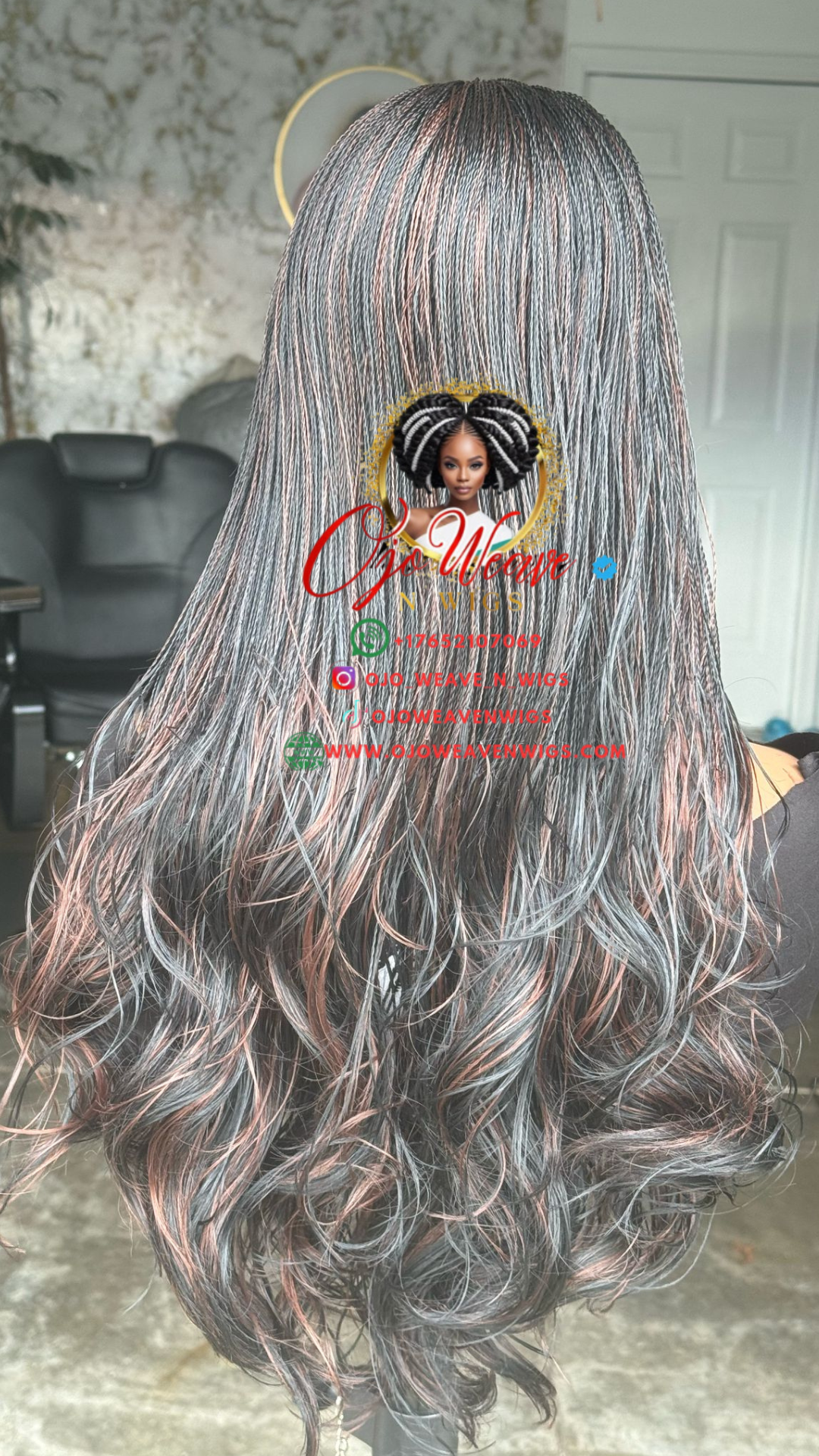 Amena Highlights Short with Closure Glueless made to order