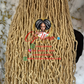 Nini Unit Fox Locs Wig: Ready to Ship Color Blonde
