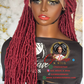 Nini Burgundy Fox Locs Wig: 26 Inches of Elegance Ready to Ship