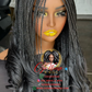 18/20" French Curl Glueless Closure Wig: Made to Order