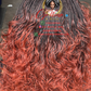 Ruby Full Lace Wig in Ginger Color: Ready to Ship