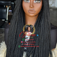 20/22 Inch Senegalese Twist Closure Wig - Ready to Ship