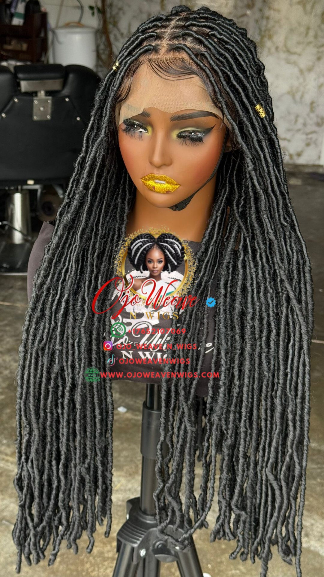 Ready-to-Ship Full Lace Locs - 26/28 Inch