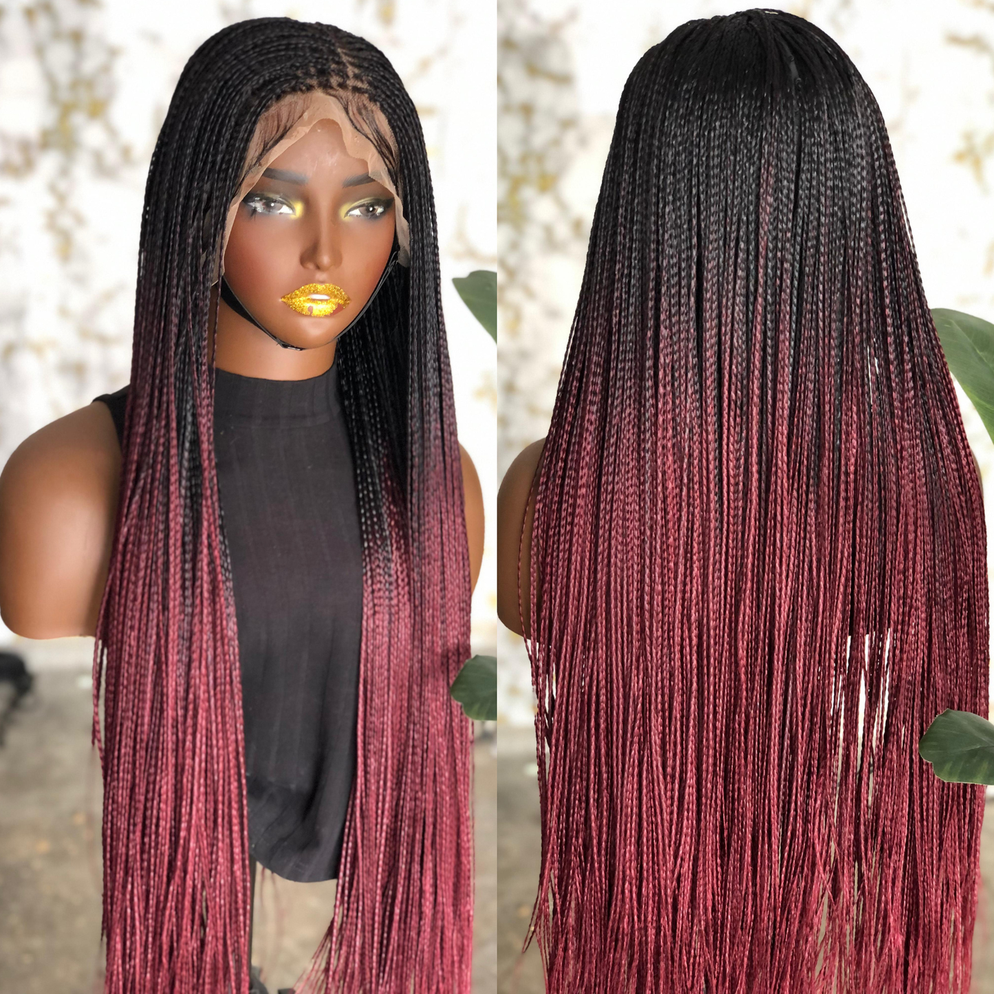 Made to Order 28-30 Inch Bone Straight Frontal Wig | 100% Human Hair Lace