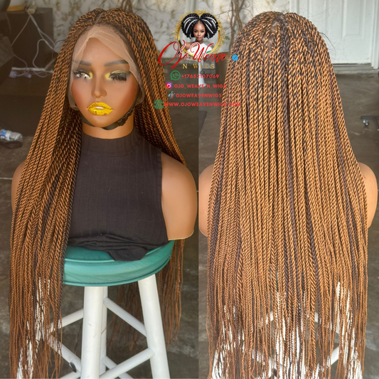 Shy 28" Senegalese Twists | Color 30/33 Mix Ready to Ship