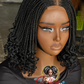 Bianca Curly Closure Glueless Wig  Black - Pre Order