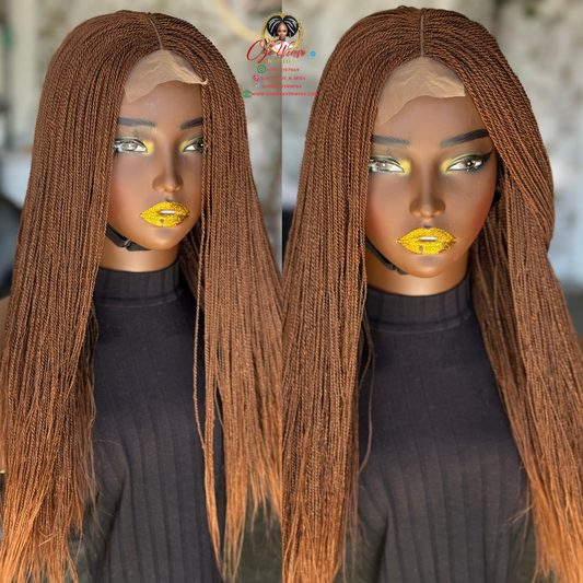 Esther Micro Twist Wig | 16/18 Inch Ready-to-Ship Closure Unit | Color 30