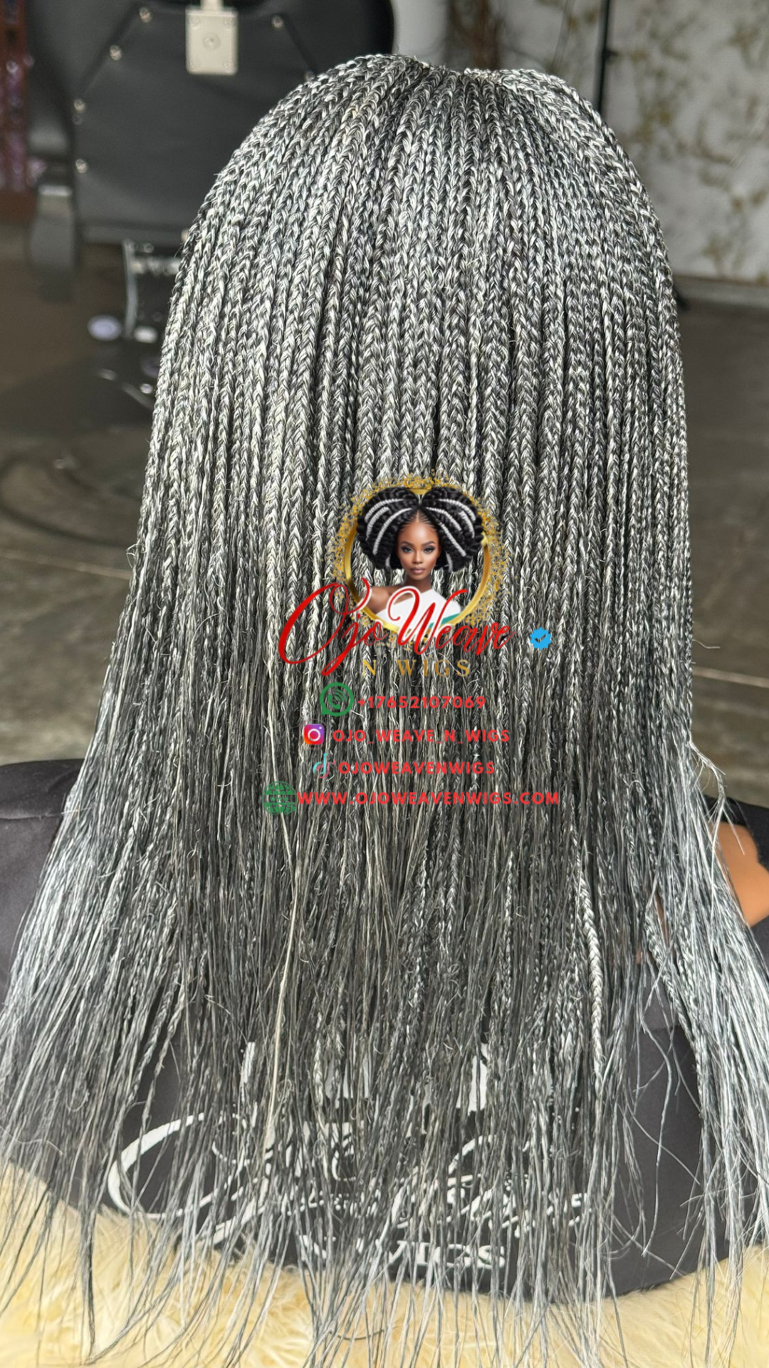 Bianca Unit 14-inch Grey wig: Ready to Ship
