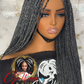 Gina Unit: Salt & Pepper Beauty 16" Glueless Closure Wig Ready to Ship