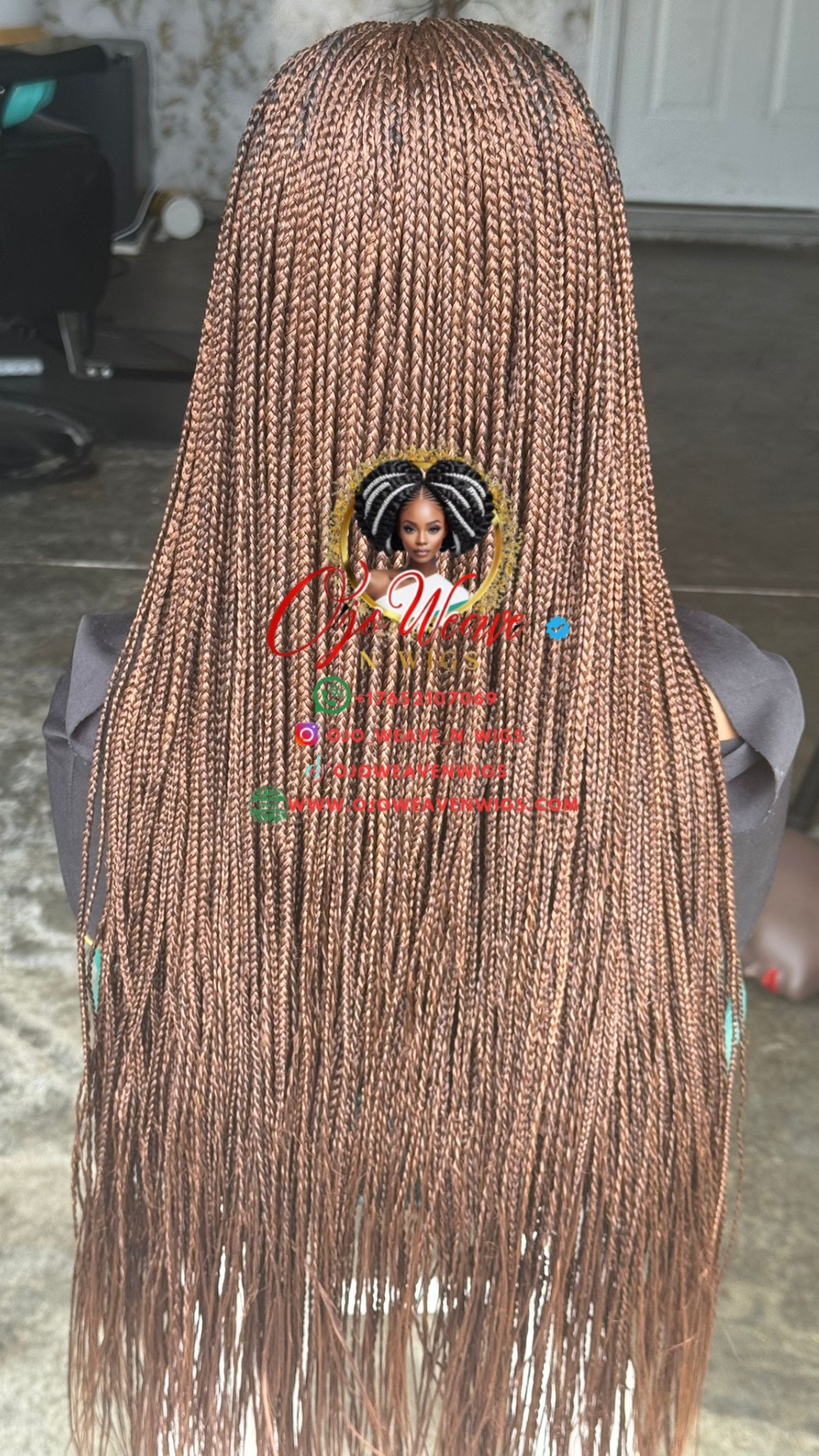 Ready-to-Ship 24" Closure Knotless Braids | Color 30/33