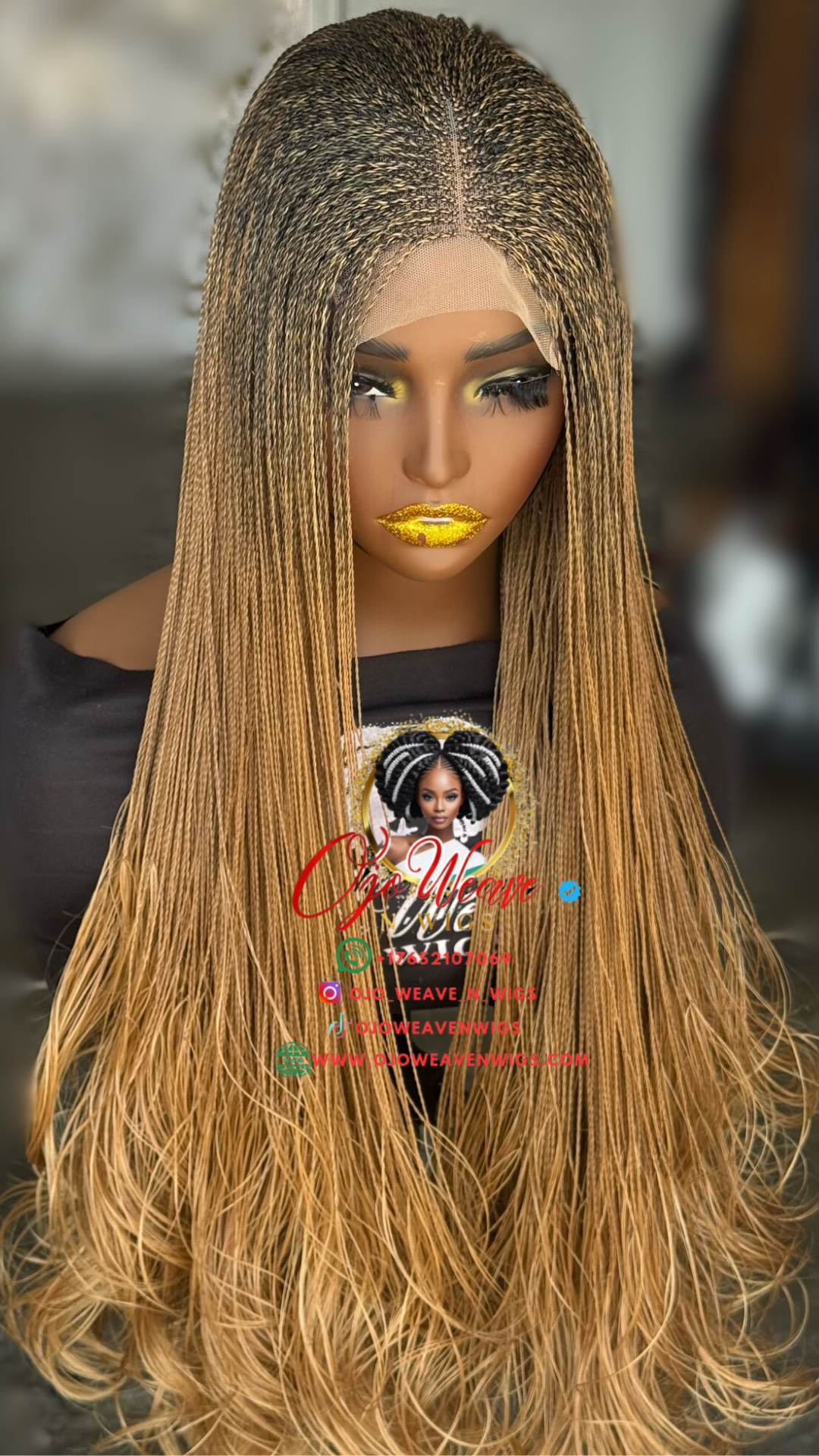 Amena Color 27 Glueless 26 Inch Wig: made to order