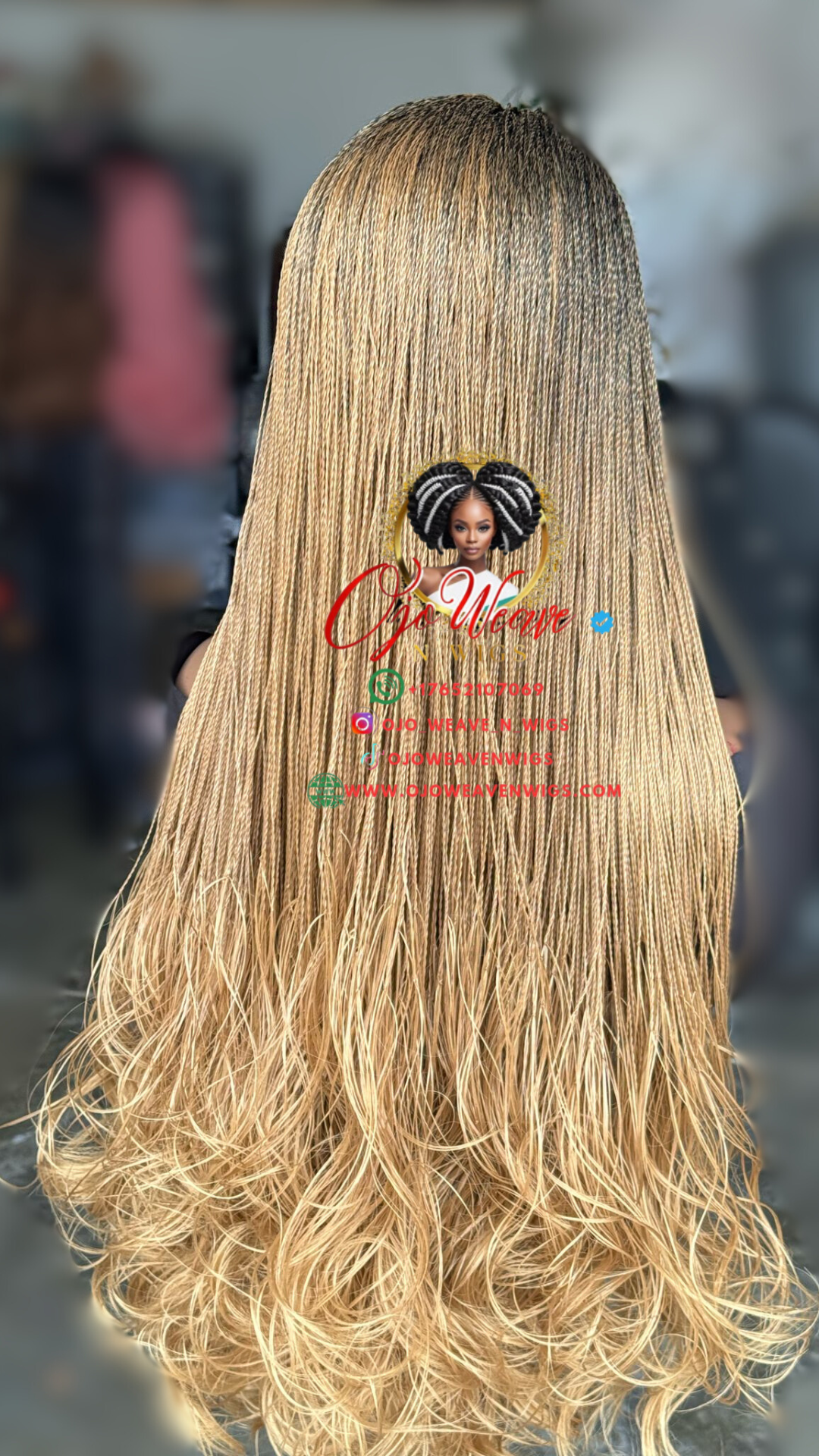 Amena Color 27 Glueless 26 Inch Wig: made to order