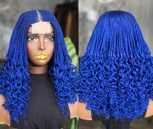 Bianca Curls Unit | Vibrant Blue | 100% Ready to Ship