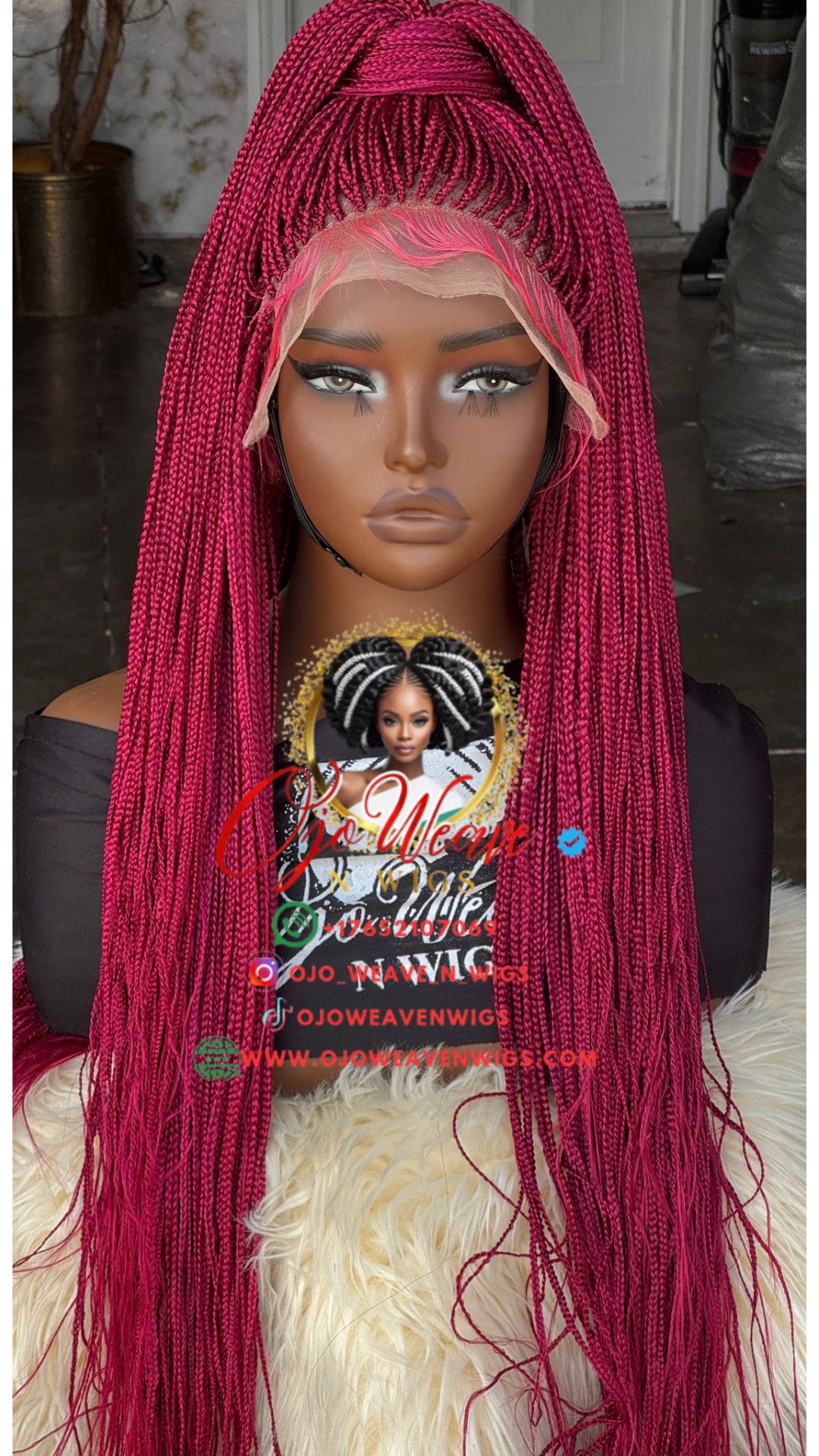 28" Micro Braid 13x6 Lace Frontal - Ready to Ship