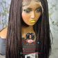 20-22" Micro Braid Sara Unit - Ready to Ship Braided Wig