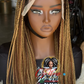 20" Asake Frontal Knotless Braids - Human Hair Lace Ready to Ship