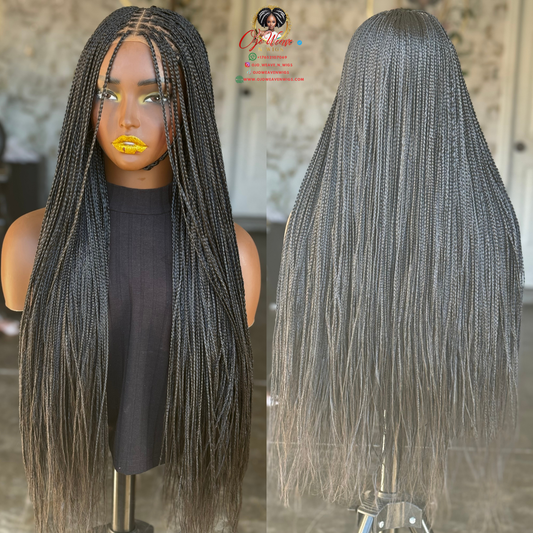 Bone Straight Glueless Wig | Ready-to-Ship Closure Unit