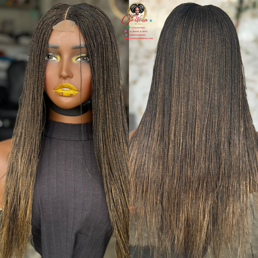 Esther Wig | Ready-to-Ship 16/18 Inch Closure Unit | Color 27/1B Mix