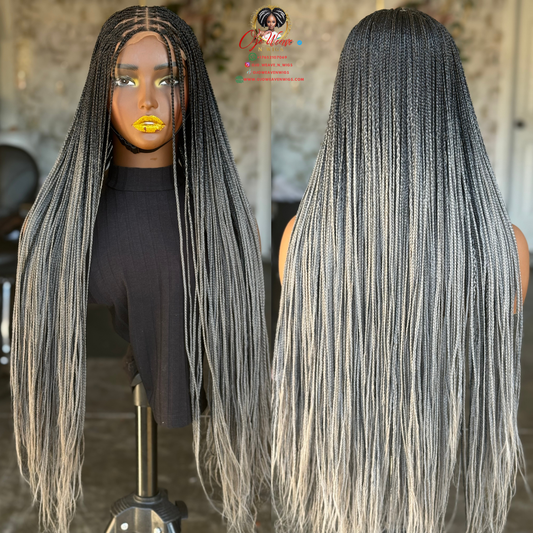 Bone Straight Glueless Wig | Natural Lace Closure | 26-28 Inch Ready to Ship