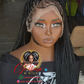 Full Lace Box Braid Wig | Color 1b | 18/20 Inch | Ready to Ship