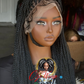 Full Lace Box Braid Wig | Color 1b | 18/20 Inch | Ready to Ship