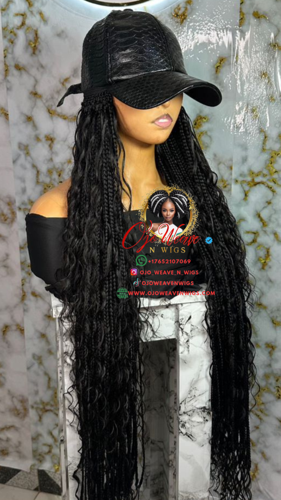 Boho Hat Made to Order 30 inches 100% Human Hair