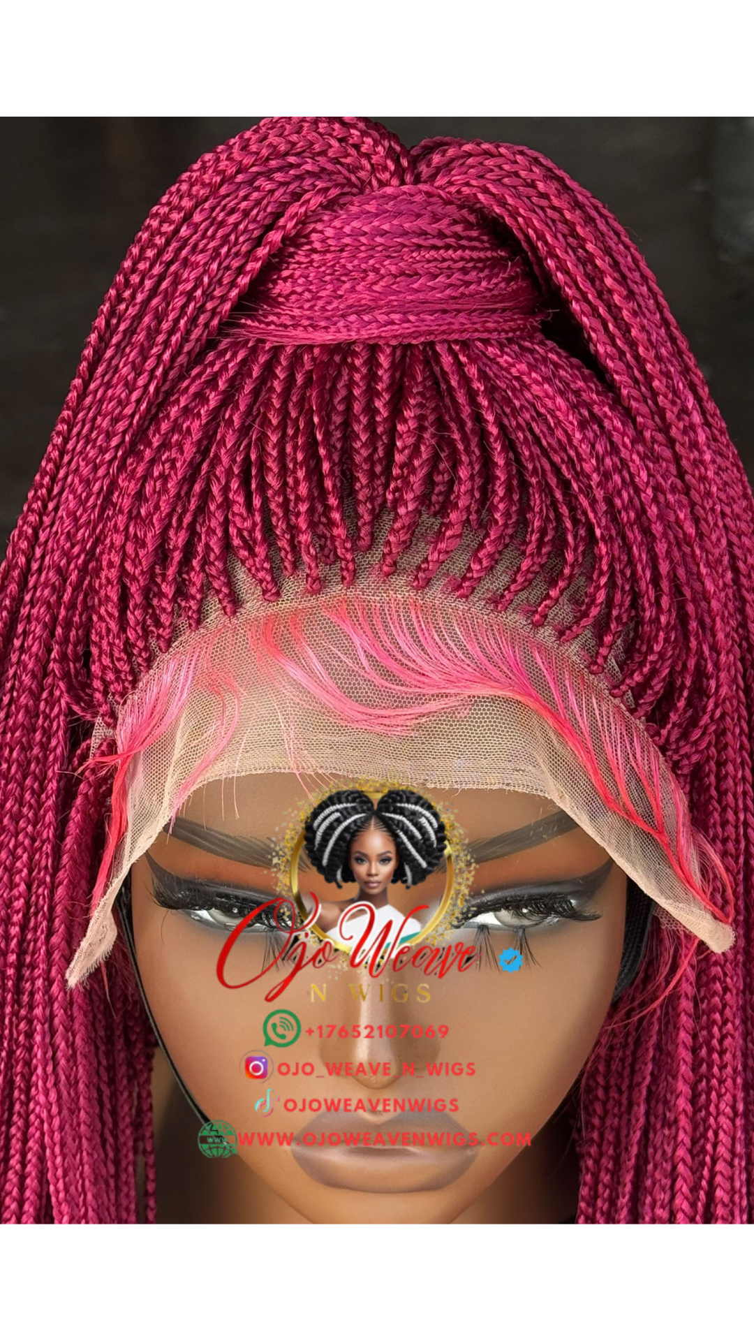 28" Micro Braid 13x6 Lace Frontal - Ready to Ship